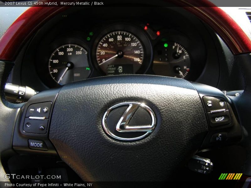 Mercury Metallic / Black 2007 Lexus GS 450h Hybrid