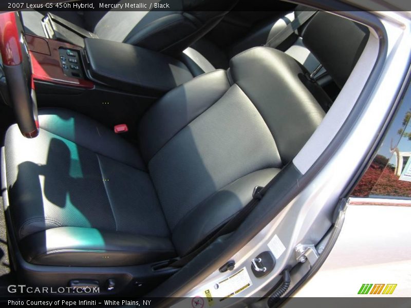 Mercury Metallic / Black 2007 Lexus GS 450h Hybrid