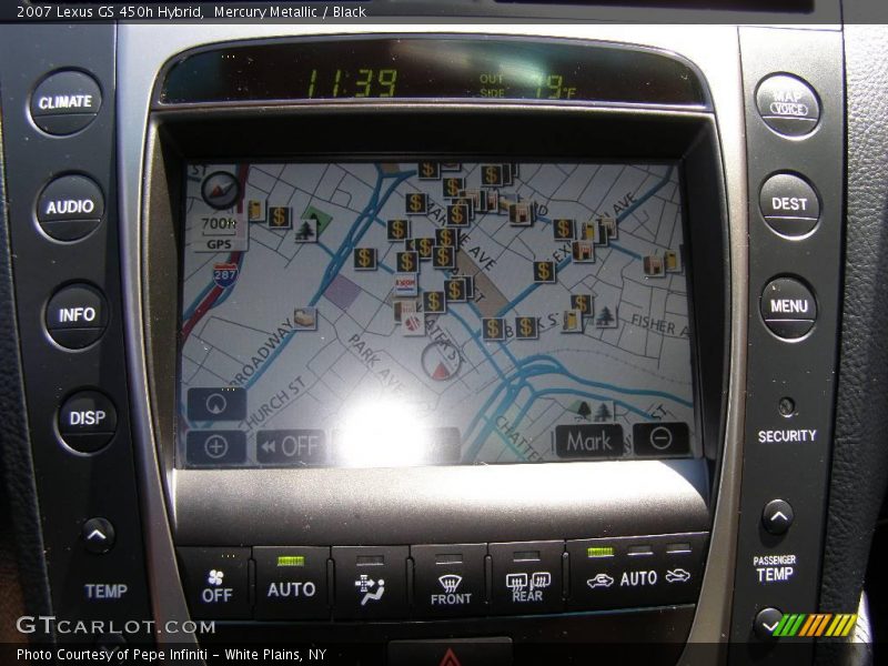 Mercury Metallic / Black 2007 Lexus GS 450h Hybrid