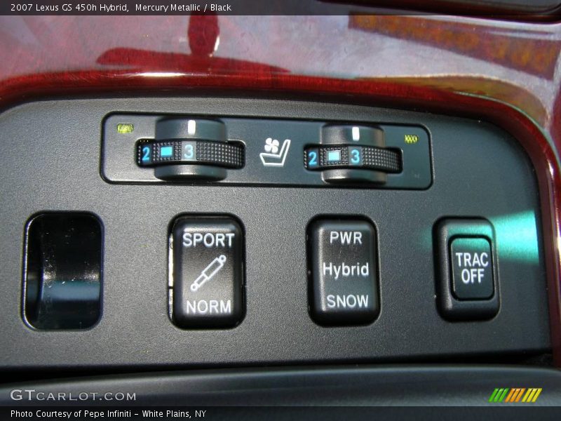 Mercury Metallic / Black 2007 Lexus GS 450h Hybrid