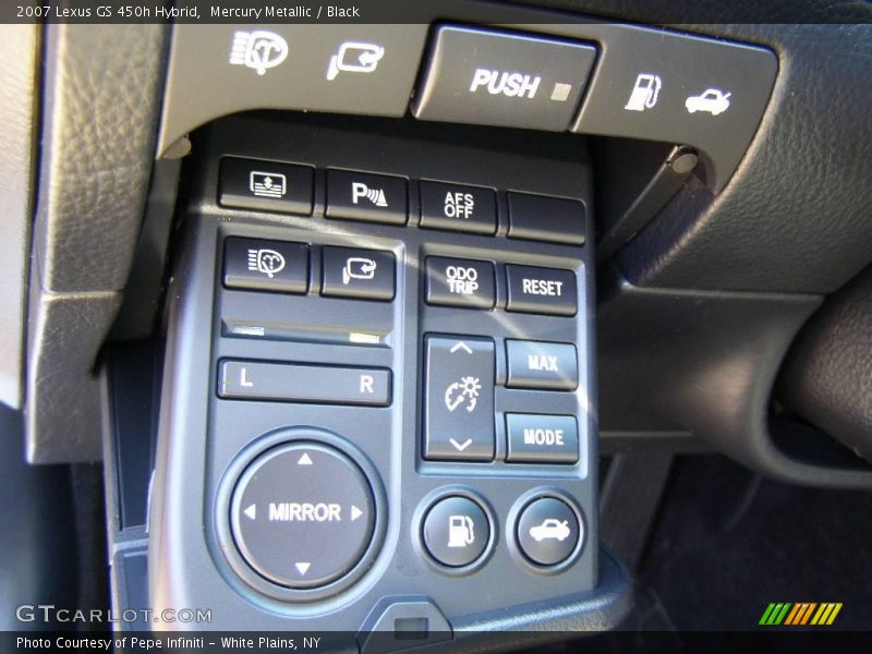 Mercury Metallic / Black 2007 Lexus GS 450h Hybrid