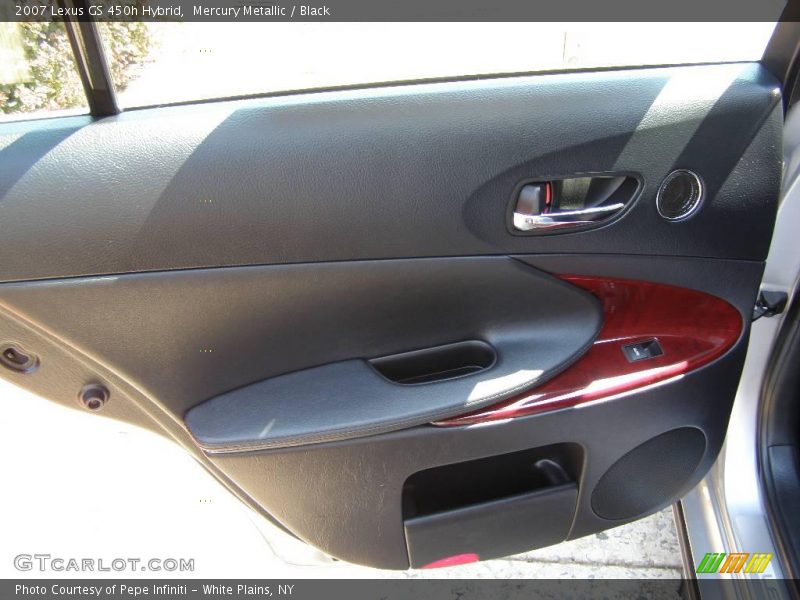 Mercury Metallic / Black 2007 Lexus GS 450h Hybrid