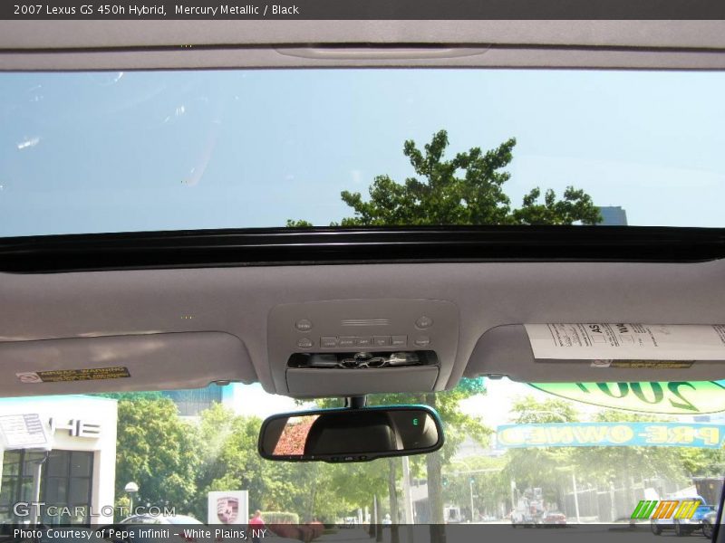 Mercury Metallic / Black 2007 Lexus GS 450h Hybrid