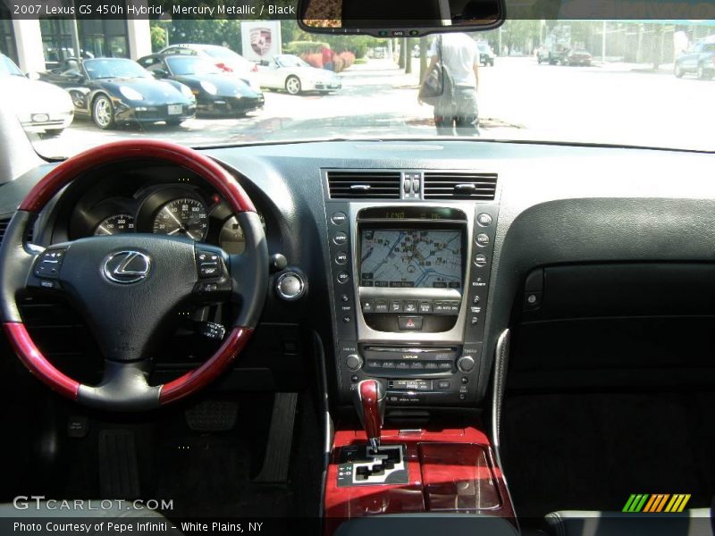Mercury Metallic / Black 2007 Lexus GS 450h Hybrid