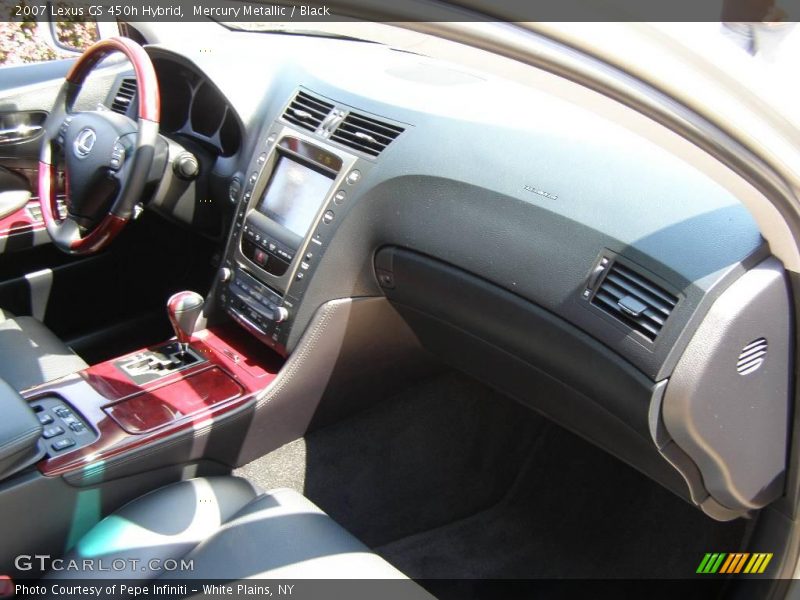 Mercury Metallic / Black 2007 Lexus GS 450h Hybrid