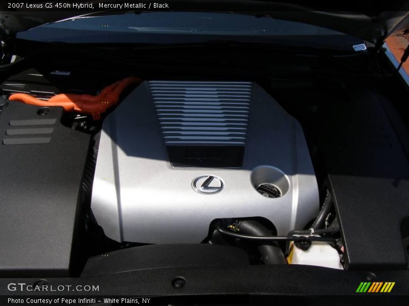 Mercury Metallic / Black 2007 Lexus GS 450h Hybrid