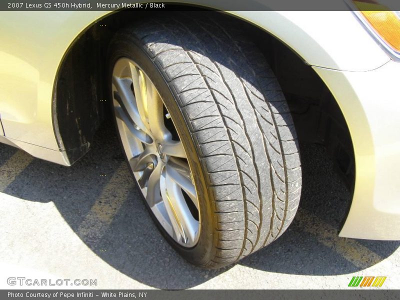 Mercury Metallic / Black 2007 Lexus GS 450h Hybrid