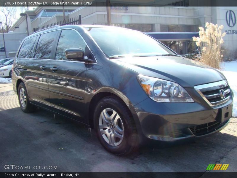 Sage Brush Pearl / Gray 2006 Honda Odyssey EX