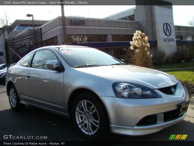 Satin Silver Metallic / Ebony 2005 Acura RSX Sports Coupe