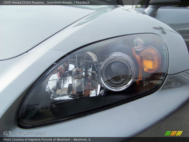 Silverstone Metallic / Red/Black 2005 Honda S2000 Roadster