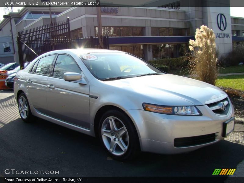 Alabaster Silver Metallic / Ebony 2006 Acura TL 3.2