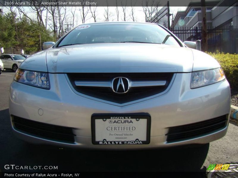 Alabaster Silver Metallic / Ebony 2006 Acura TL 3.2