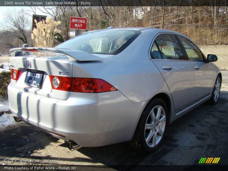 Satin Silver Metallic / Ebony 2005 Acura TSX Sedan