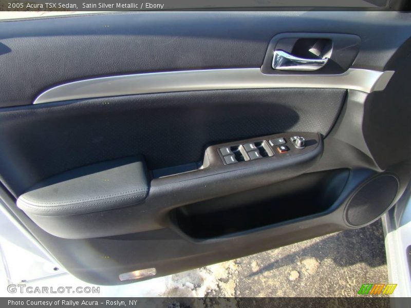 Satin Silver Metallic / Ebony 2005 Acura TSX Sedan