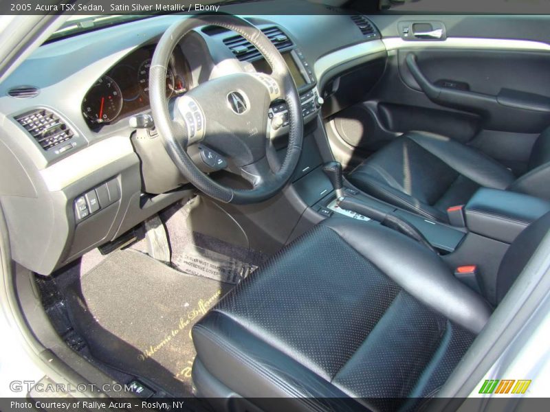 Satin Silver Metallic / Ebony 2005 Acura TSX Sedan
