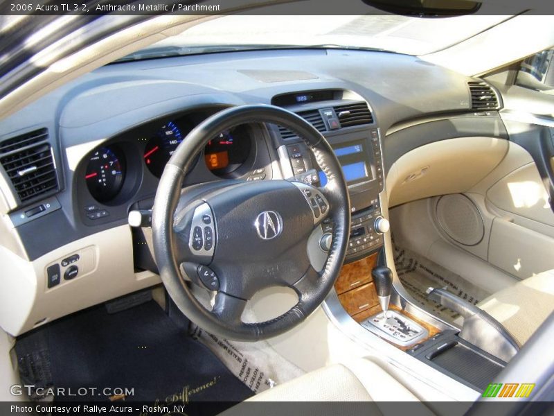 Anthracite Metallic / Parchment 2006 Acura TL 3.2