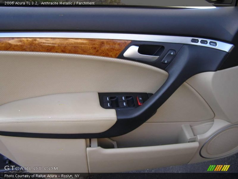 Anthracite Metallic / Parchment 2006 Acura TL 3.2