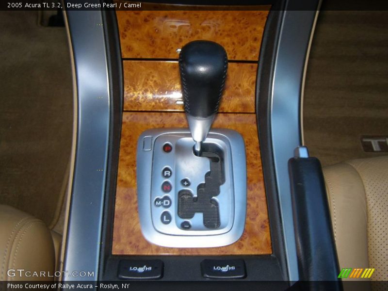 Deep Green Pearl / Camel 2005 Acura TL 3.2