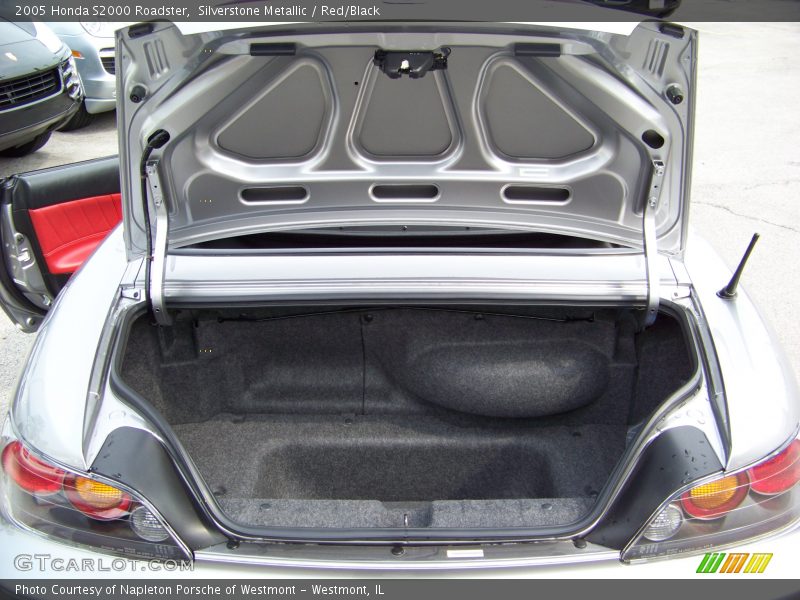 Silverstone Metallic / Red/Black 2005 Honda S2000 Roadster