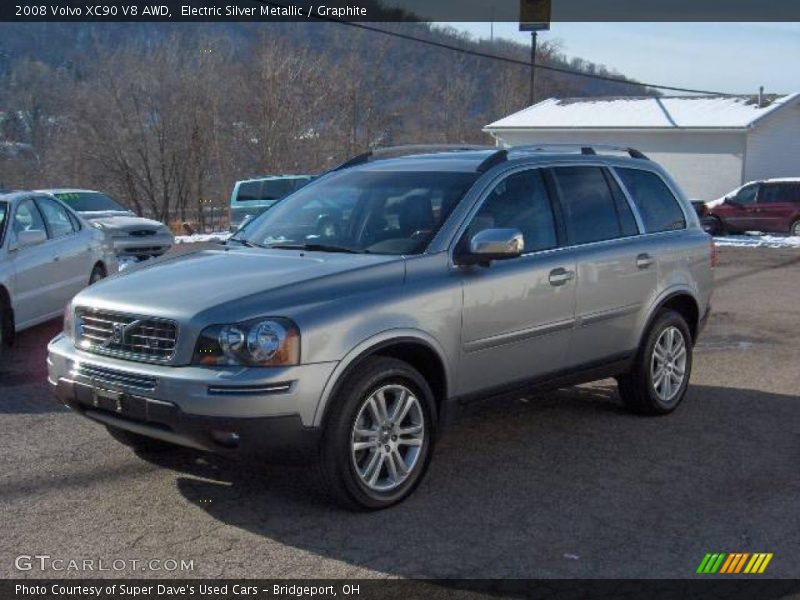 Electric Silver Metallic / Graphite 2008 Volvo XC90 V8 AWD
