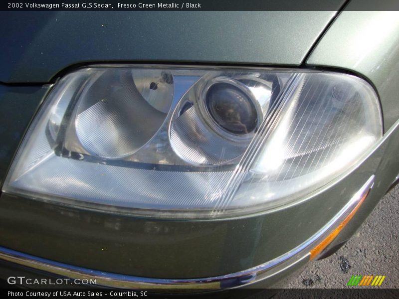 Fresco Green Metallic / Black 2002 Volkswagen Passat GLS Sedan