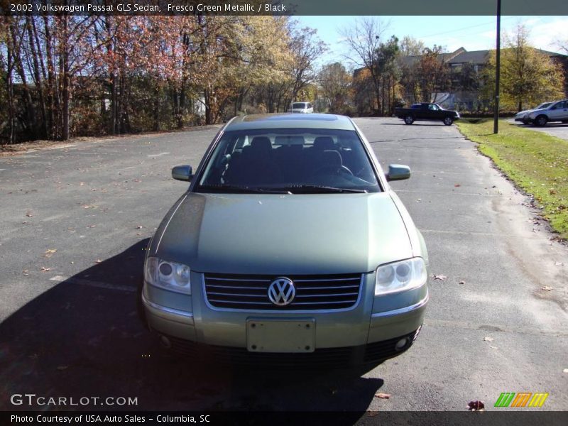 Fresco Green Metallic / Black 2002 Volkswagen Passat GLS Sedan