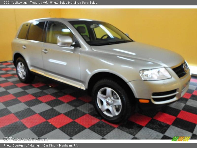 Wheat Beige Metallic / Pure Beige 2004 Volkswagen Touareg V6