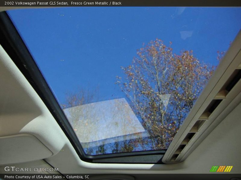 Fresco Green Metallic / Black 2002 Volkswagen Passat GLS Sedan