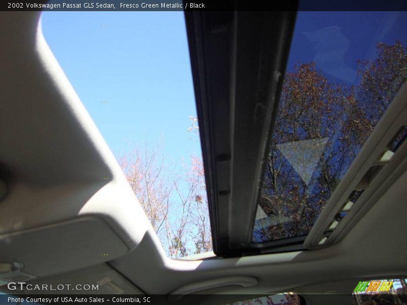Fresco Green Metallic / Black 2002 Volkswagen Passat GLS Sedan