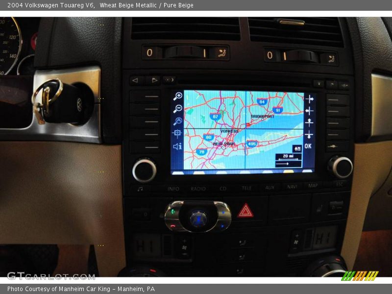Wheat Beige Metallic / Pure Beige 2004 Volkswagen Touareg V6