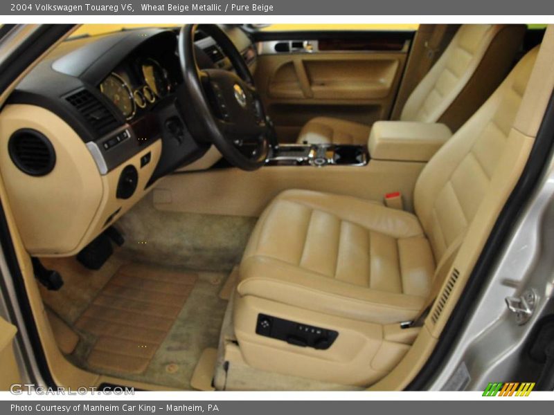 Wheat Beige Metallic / Pure Beige 2004 Volkswagen Touareg V6
