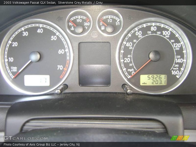 Silverstone Grey Metallic / Grey 2003 Volkswagen Passat GLX Sedan