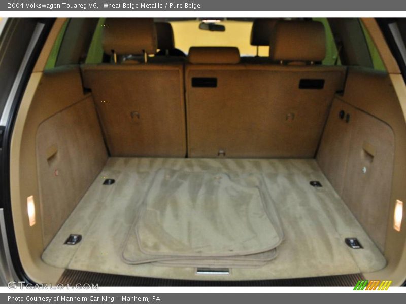 Wheat Beige Metallic / Pure Beige 2004 Volkswagen Touareg V6