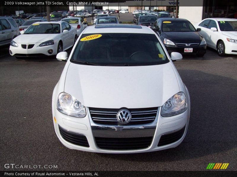 Candy White / Anthracite 2009 Volkswagen Jetta TDI Sedan
