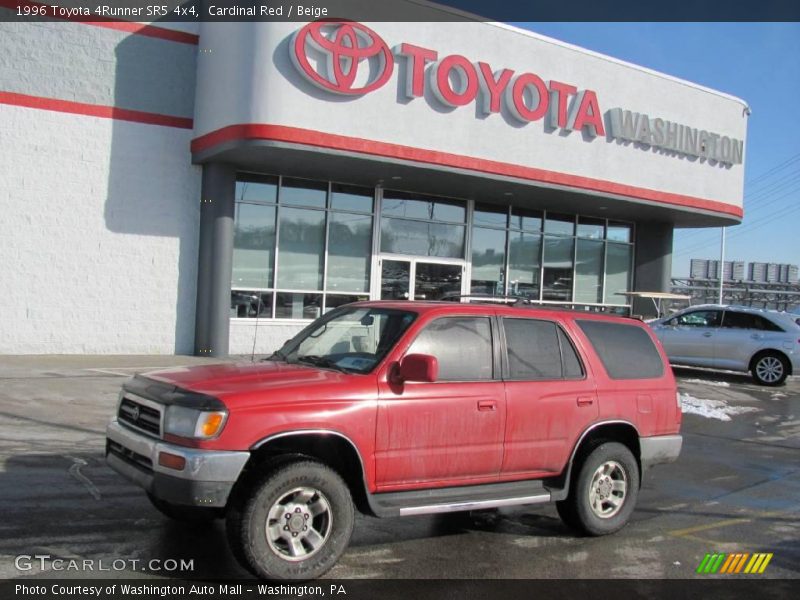 Cardinal Red / Beige 1996 Toyota 4Runner SR5 4x4