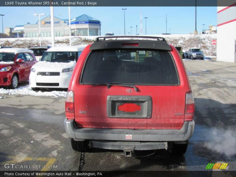 Cardinal Red / Beige 1996 Toyota 4Runner SR5 4x4