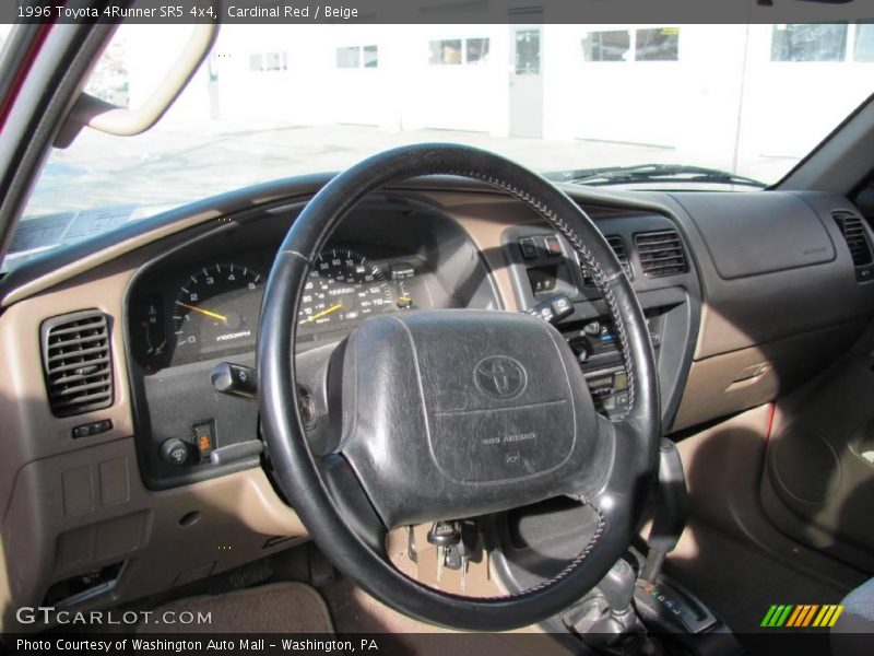 Cardinal Red / Beige 1996 Toyota 4Runner SR5 4x4