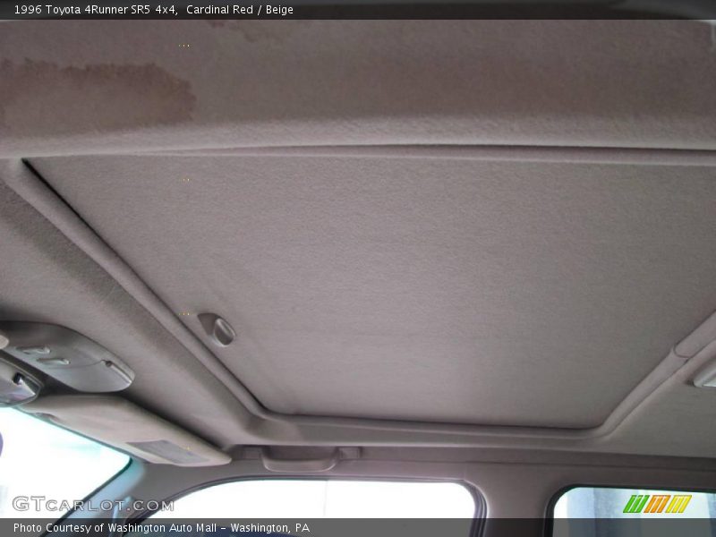 Cardinal Red / Beige 1996 Toyota 4Runner SR5 4x4