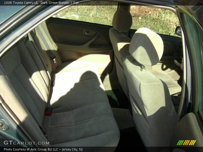Dark Green Metallic / Oak 1998 Toyota Camry LE