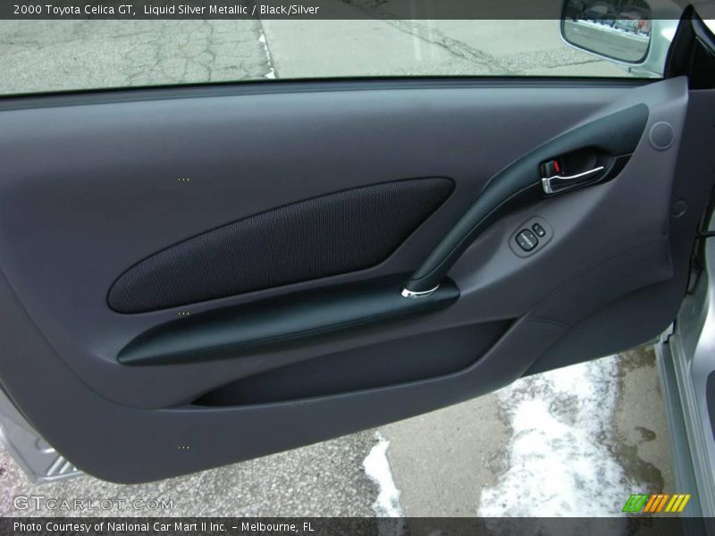 Liquid Silver Metallic / Black/Silver 2000 Toyota Celica GT