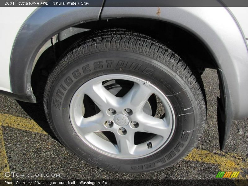 Natural White / Gray 2001 Toyota RAV4 4WD