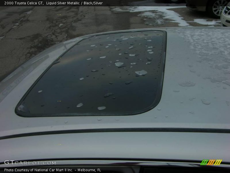 Liquid Silver Metallic / Black/Silver 2000 Toyota Celica GT
