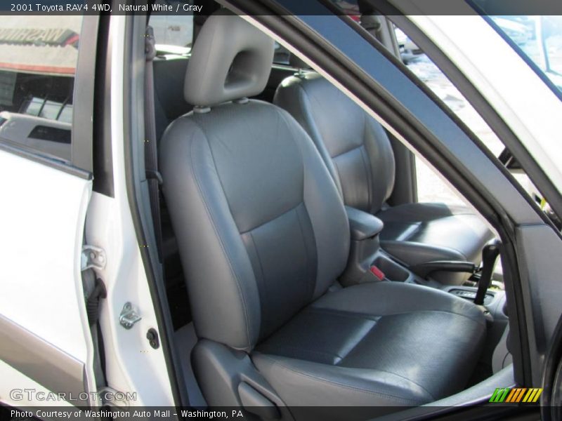 Natural White / Gray 2001 Toyota RAV4 4WD