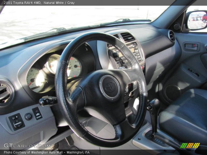 Natural White / Gray 2001 Toyota RAV4 4WD
