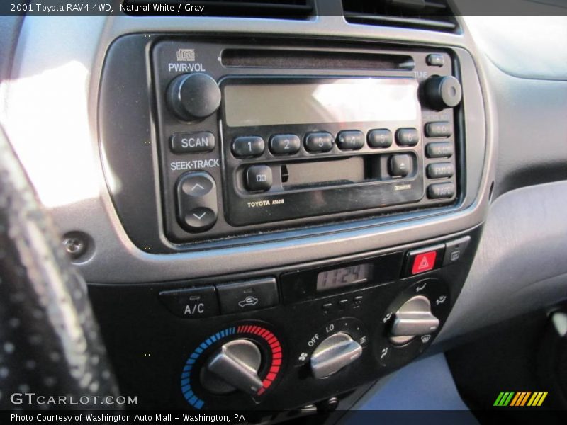 Natural White / Gray 2001 Toyota RAV4 4WD