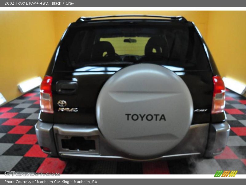 Black / Gray 2002 Toyota RAV4 4WD