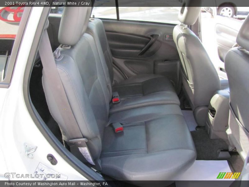 Natural White / Gray 2001 Toyota RAV4 4WD