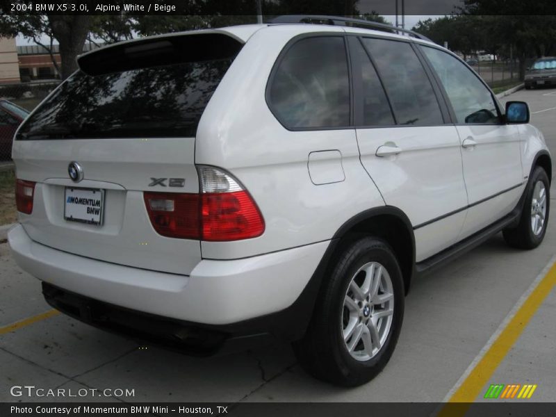 Alpine White / Beige 2004 BMW X5 3.0i