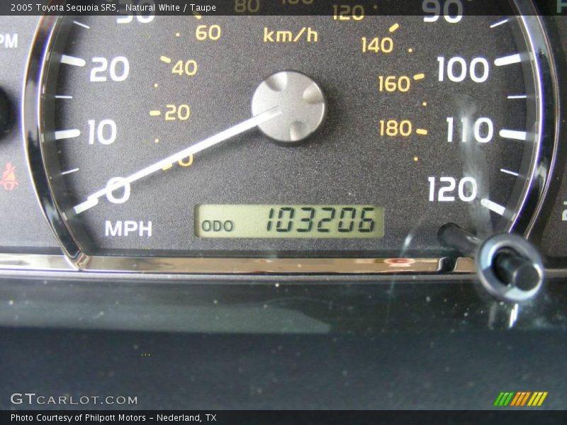 Natural White / Taupe 2005 Toyota Sequoia SR5