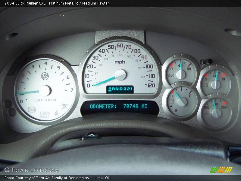 Platinum Metallic / Medium Pewter 2004 Buick Rainier CXL
